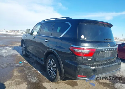 2021 Nissan Armada Sl 4Wd from USA, damaged, VIN JN8AY2BBXM9791876
